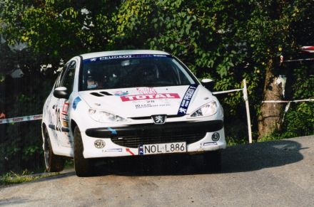 Krzysztof Kobus i Marek Kaczmarek - Peugeot 206 XS.