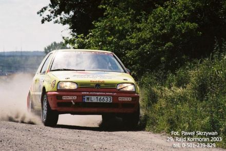 Krzysztof Szumowski i Marek Kaczmarek - VW Golf III GTi 16V.