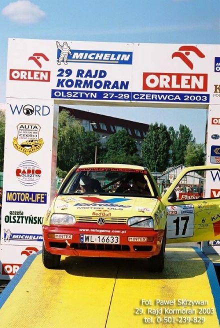 Krzysztof Szumowski i Marek Kaczmarek - VW Golf III GTi 16V.