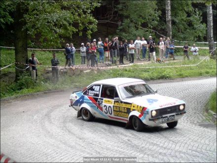 Paweł Omlet i Marek Kaczmarek - Ford Escort RS 2000 Mk.II.