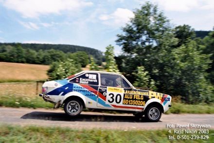 Paweł Omlet i Marek Kaczmarek - Ford Escort RS 2000 Mk.II.