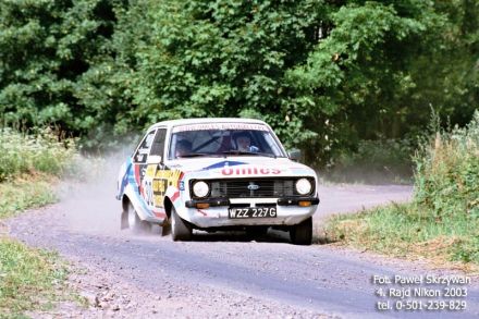 Paweł Omlet i Marek Kaczmarek - Ford Escort RS 2000 Mk.II.
