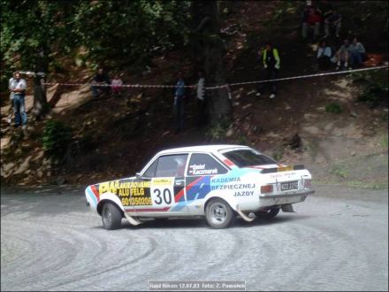 Paweł Omlet i Marek Kaczmarek - Ford Escort RS 2000 Mk.II.
