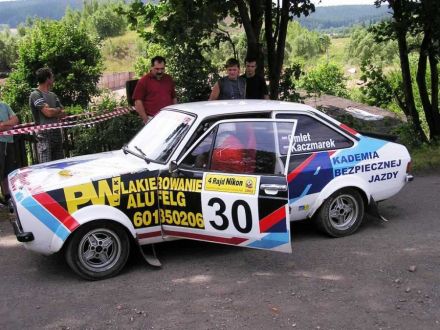 Paweł Omlet i Marek Kaczmarek - Ford Escort RS 2000 Mk.II.