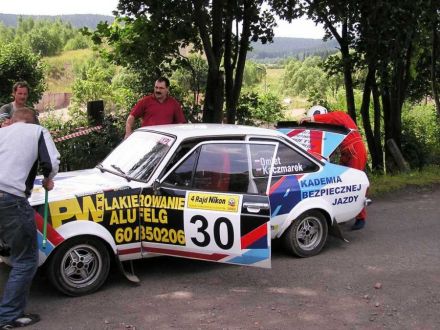 Paweł Omlet i Marek Kaczmarek - Ford Escort RS 2000 Mk.II.