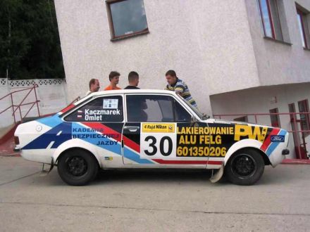 Paweł Omlet i Marek Kaczmarek - Ford Escort RS 2000 Mk.II.
