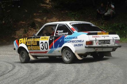 Paweł Omlet i Marek Kaczmarek - Ford Escort RS 2000 Mk.II.