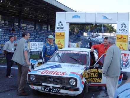Paweł Omlet i Marek Kaczmarek - Ford Escort RS 2000 Mk.II.
