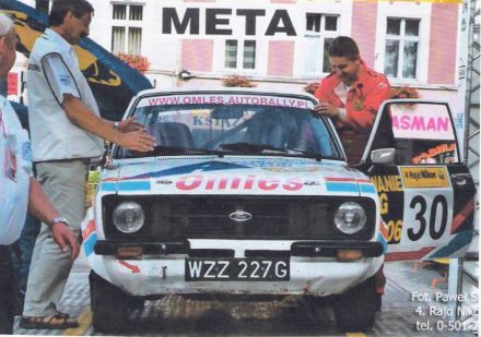 Paweł Omlet i Marek Kaczmarek - Ford Escort RS 2000 Mk.II.
