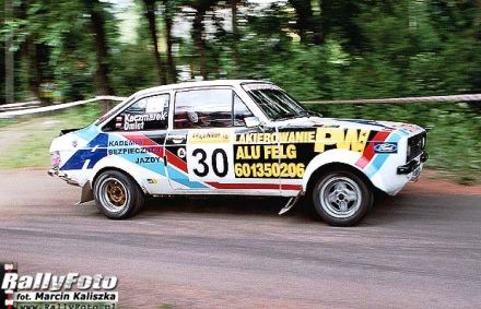 Paweł Omlet i Marek Kaczmarek - Ford Escort RS 2000 Mk.II.