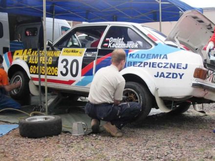Paweł Omlet i Marek Kaczmarek - Ford Escort RS 2000 Mk.II.