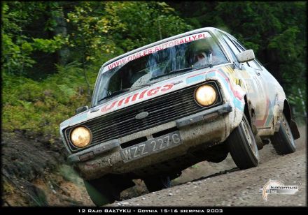 Paweł Omlet i Marek Kaczmarek - Ford Escort RS 2000 Mk.II.