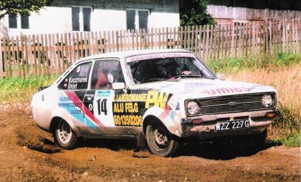 Paweł Omlet i Marek Kaczmarek - Ford Escort RS 2000 Mk.II.