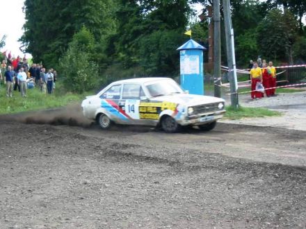 Paweł Omlet i Marek Kaczmarek - Ford Escort RS 2000 Mk.II.