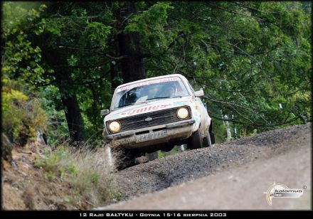 Paweł Omlet i Marek Kaczmarek - Ford Escort RS 2000 Mk.II.