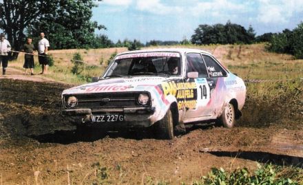 Paweł Omlet i Marek Kaczmarek - Ford Escort RS 2000 Mk.II.