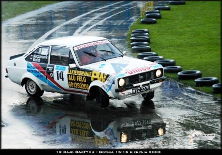 Paweł Omlet i Marek Kaczmarek - Ford Escort RS 2000 Mk.II.