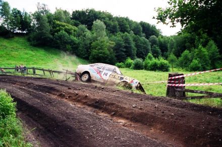 Paweł Omlet i Marek Kaczmarek - Ford Escort RS 2000 Mk.II.