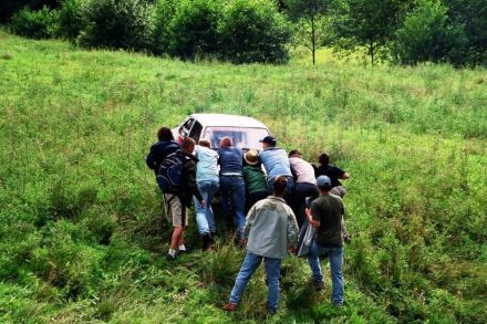 Paweł Omlet i Marek Kaczmarek - Ford Escort RS 2000 Mk.II.