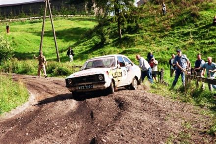 Paweł Omlet i Marek Kaczmarek - Ford Escort RS 2000 Mk.II.