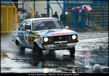 Paweł Omlet i Marek Kaczmarek - Ford Escort RS 2000 Mk.II.
