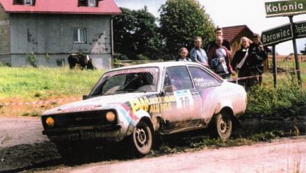 Paweł Omlet i Marek Kaczmarek - Ford Escort RS 2000 Mk.II.