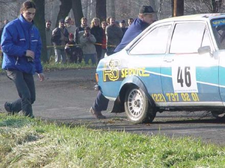 Paweł Omlet i Marek Kaczmarek - Ford Escort RS 2000 Mk.II.