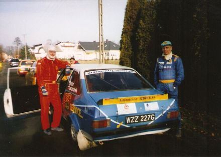 Paweł Omlet i Marek Kaczmarek - Ford Escort RS 2000 Mk.II.
