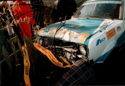 Paweł Omlet i Marek Kaczmarek - Ford Escort RS 2000 Mk.II.