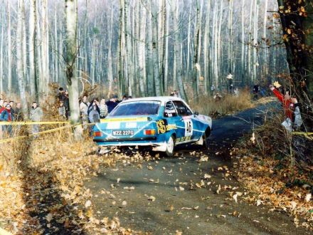 Paweł Omlet i Marek Kaczmarek - Ford Escort RS 2000 Mk.II.
