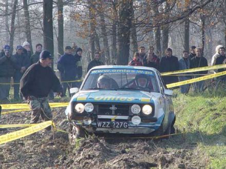 Paweł Omlet i Marek Kaczmarek - Ford Escort RS 2000 Mk.II.