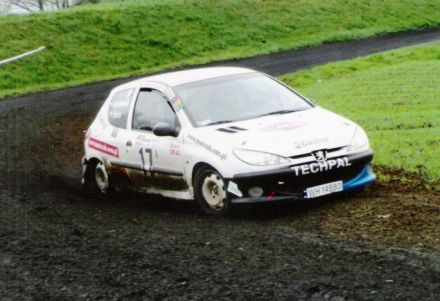 Kamil Skóra i Marek Kaczmarek - Peugeot 206 XS.