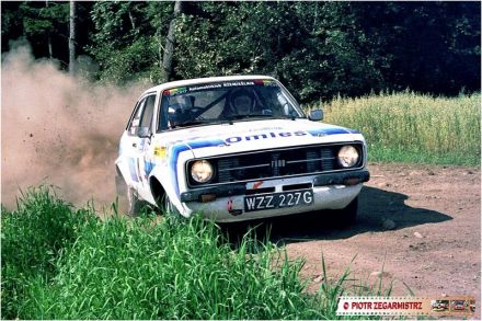 Paweł Omlet i Marek Kaczmarek - Ford Escort RS 2000 Mk.II.