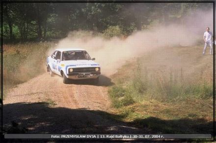 Paweł Omlet i Marek Kaczmarek - Ford Escort RS 2000 Mk.II.