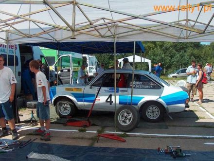 Paweł Omlet i Marek Kaczmarek - Ford Escort RS 2000 Mk.II.