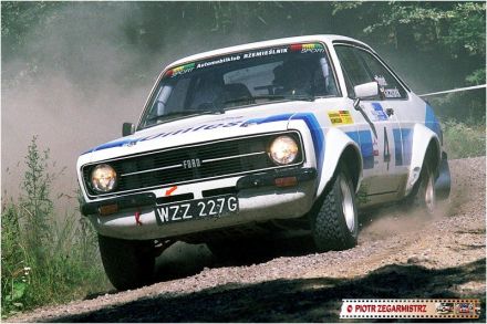 Paweł Omlet i Marek Kaczmarek - Ford Escort RS 2000 Mk.II.