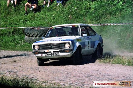 Paweł Omlet i Marek Kaczmarek - Ford Escort RS 2000 Mk.II.