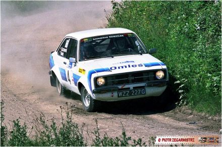 Paweł Omlet i Marek Kaczmarek - Ford Escort RS 2000 Mk.II.