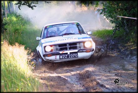 Paweł Omlet i Marek Kaczmarek - Ford Escort RS 2000 Mk.II.