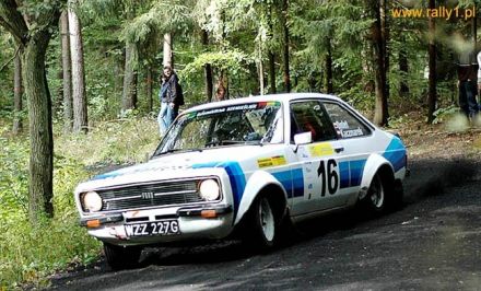 Paweł Omlet i Marek Kaczmarek - Ford Escort RS 2000 Mk.II.