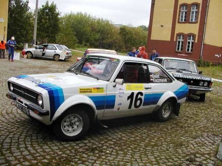 Paweł Omlet i Marek Kaczmarek - Ford Escort RS 2000 Mk.II.