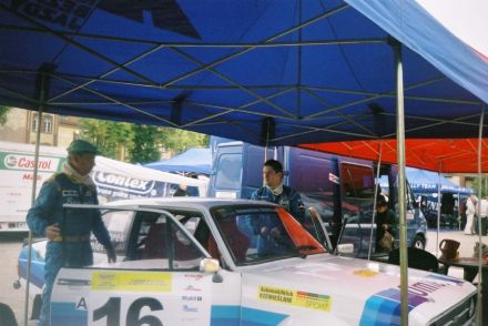 Paweł Omlet i Marek Kaczmarek - Ford Escort RS 2000 Mk.II.