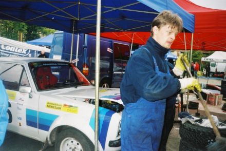 Paweł Omlet i Marek Kaczmarek - Ford Escort RS 2000 Mk.II.
