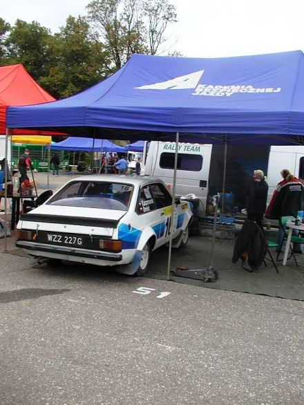 Paweł Omlet i Marek Kaczmarek - Ford Escort RS 2000 Mk.II.
