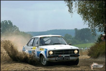 Paweł Omlet i Marek Kaczmarek - Ford Escort RS 2000 Mk.II.
