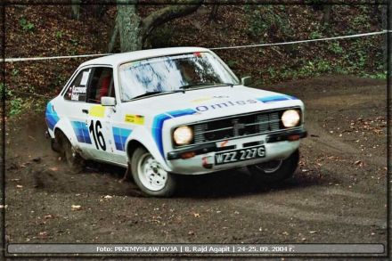 Paweł Omlet i Marek Kaczmarek - Ford Escort RS 2000 Mk.II.