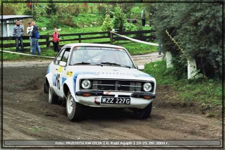 Paweł Omlet i Marek Kaczmarek - Ford Escort RS 2000 Mk.II.