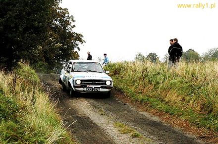 Paweł Omlet i Marek Kaczmarek - Ford Escort RS 2000 Mk.II.