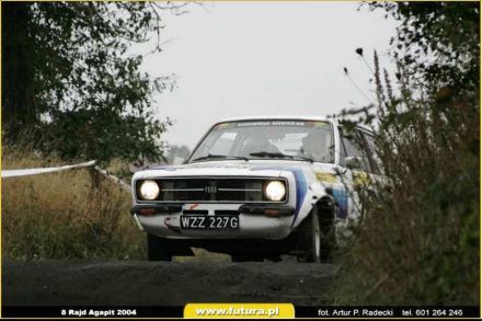 Paweł Omlet i Marek Kaczmarek - Ford Escort RS 2000 Mk.II.