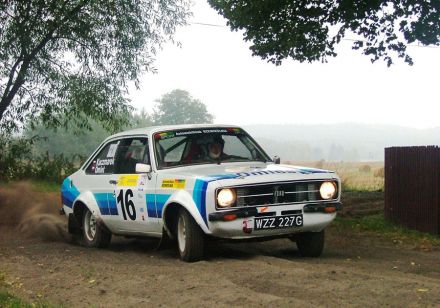 Paweł Omlet i Marek Kaczmarek - Ford Escort RS 2000 Mk.II.